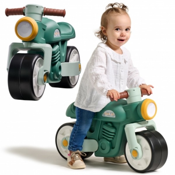 Pasispiriamas motociklas vaikui Retro (Žalias)